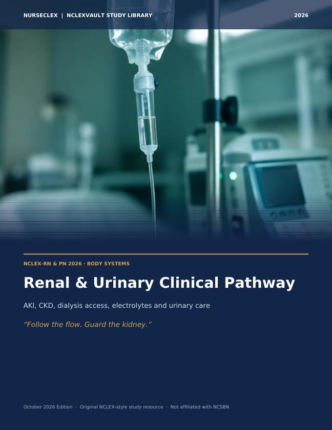 Renal & Urinary System Clinical Pathway Guide cover