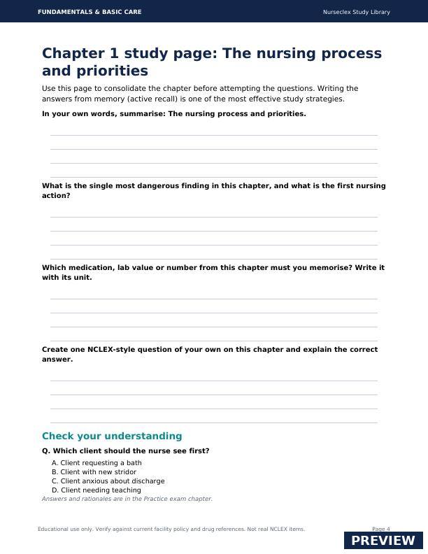 Fundamentals & Basic Care - Page 4