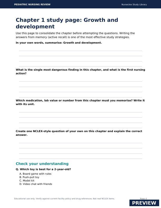 Pediatric Nursing Review - Page 4